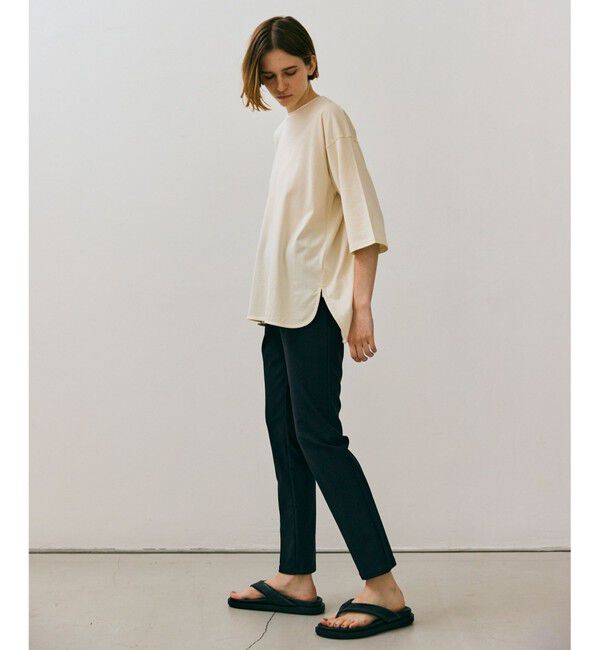 BEIGE,「【BEIGEecru/WEB限定・洗える】JERSEY STITCH / コットンオーバーサイズトップス」|Tシャツ・カットソー|