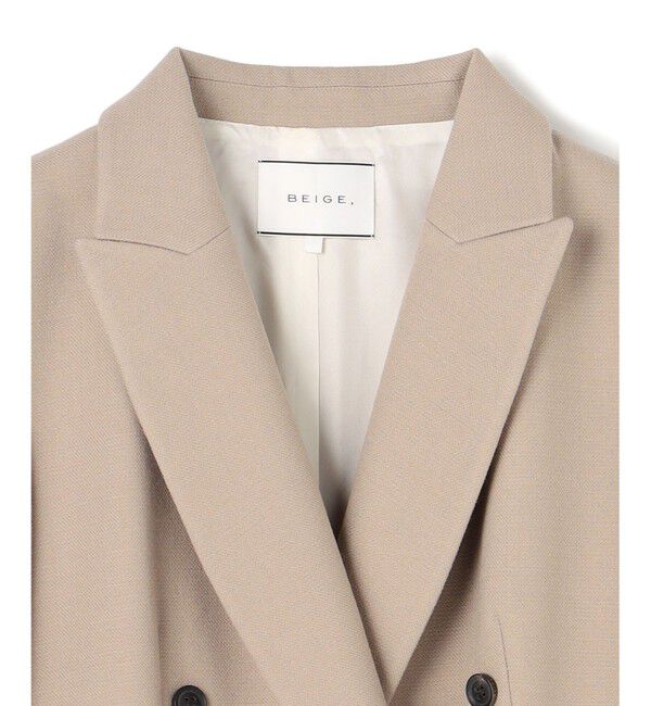 BEIGE,「【VERY NaVY12月号掲載】BUNNELL / ウールダブルブレストジャケット」|テーラードジャケット|