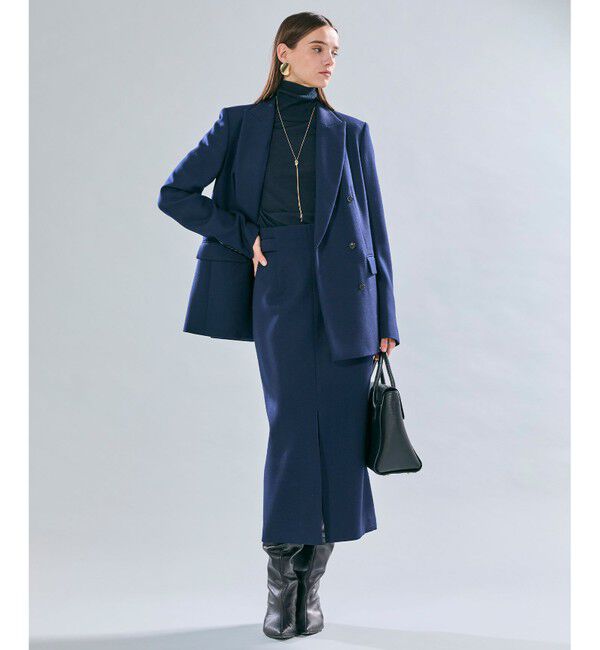 BEIGE,「【VERY NaVY12月号掲載】BUNNELL / ウールダブルブレストジャケット」|テーラードジャケット|