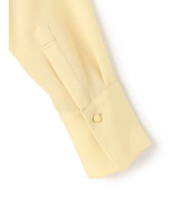 BEIGE,「【洗える】STOW / フリルタイブラウス」|シャツ・ブラウス|