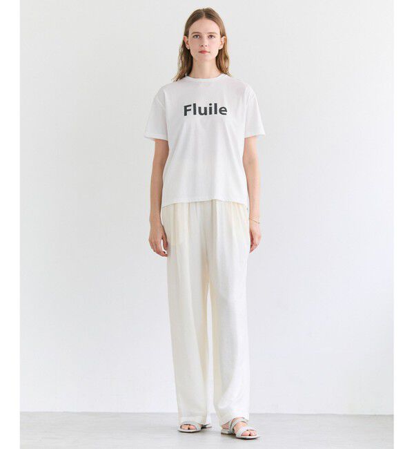 BEIGE,「STELLERITE / コットンロゴTシャツ」|Tシャツ・カットソー|