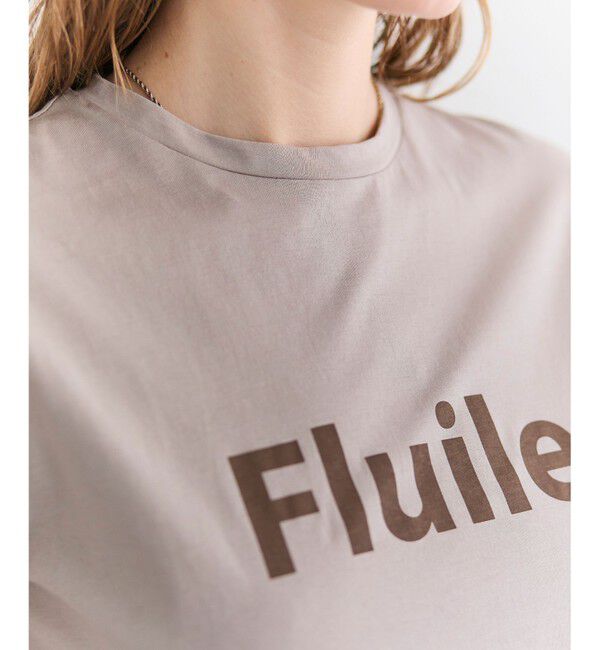 BEIGE,「STELLERITE / コットンロゴTシャツ」|Tシャツ・カットソー|