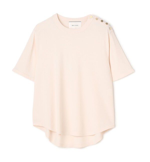 BEIGE,「NADIA / ストレッチ メタルボタンニット」|ニット・セーター|