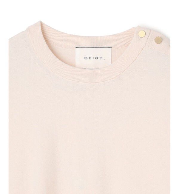 BEIGE,「NADIA / ストレッチ メタルボタンニット」|ニット・セーター|