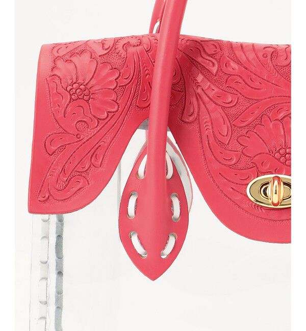  「Carving PVC MS」|ハンドバッグ|