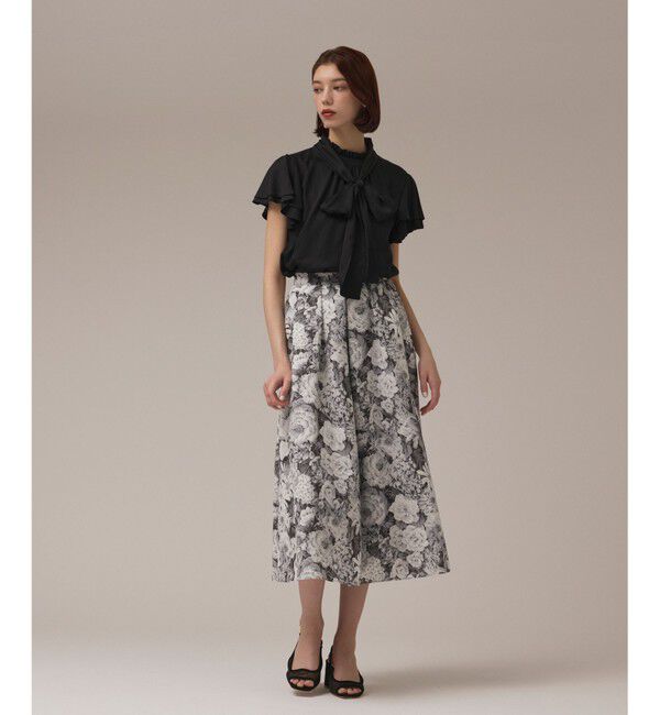 GRACE CONTINENTAL「フリルボウタイブラウス」|シャツ・ブラウス|