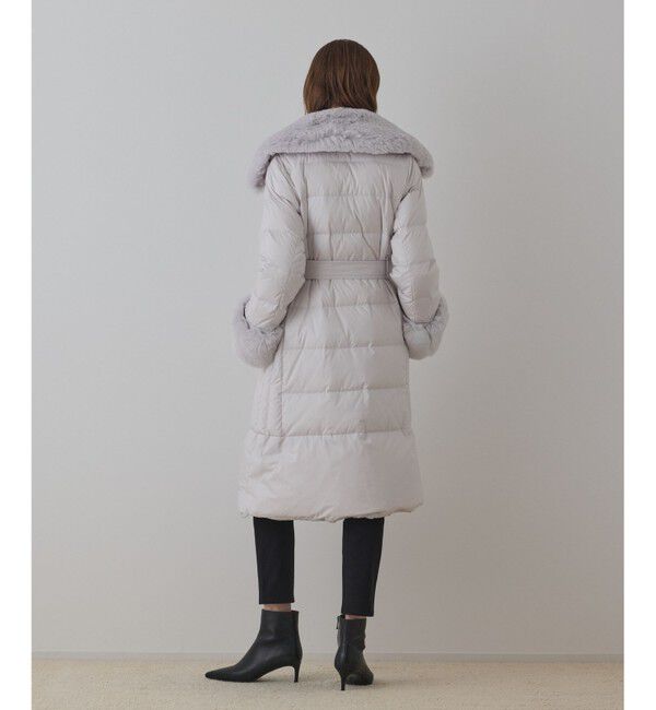 GRACE CONTINENTAL「ファーカラーロングダウン」|ダウン|