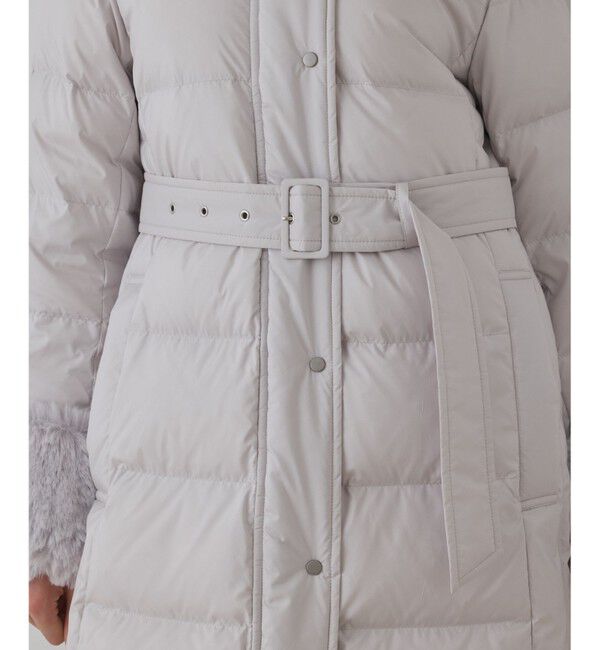 GRACE CONTINENTAL「ファーカラーロングダウン」|ダウン|