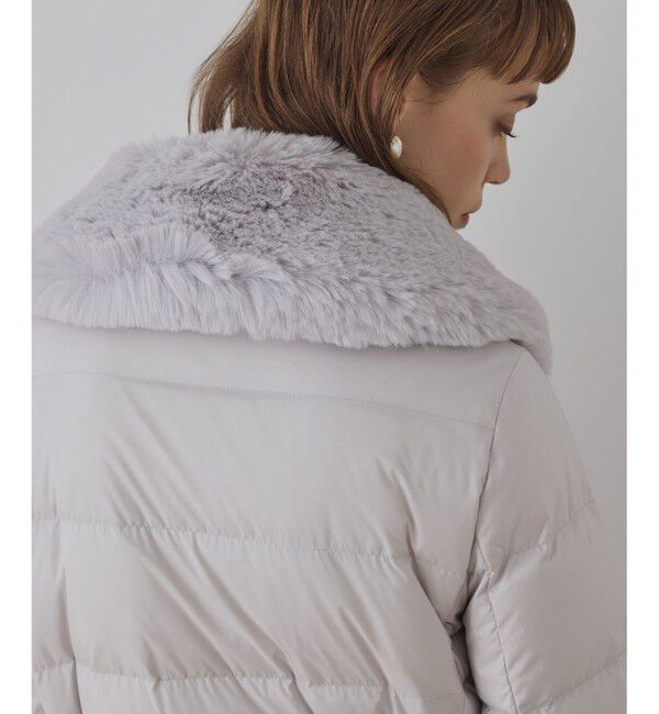 GRACE CONTINENTAL「ファーカラーロングダウン」|ダウン|