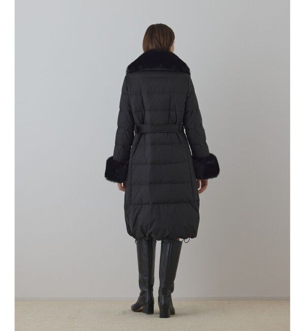 GRACE CONTINENTAL「ファーカラーロングダウン」|ダウン|