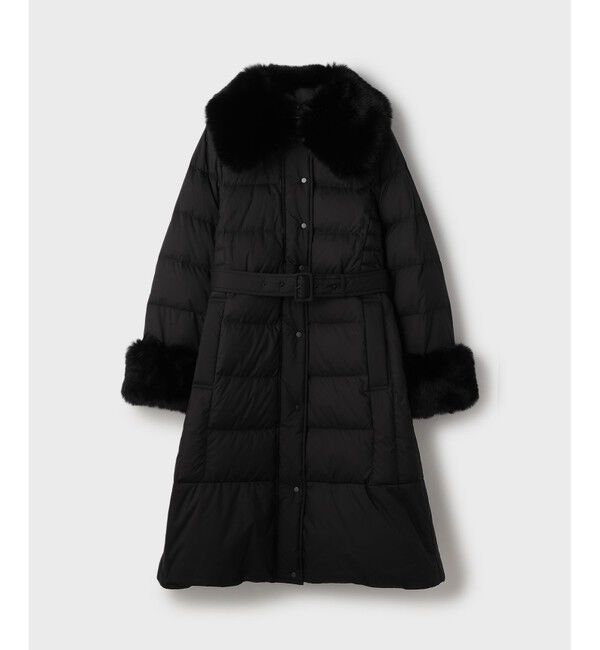 GRACE CONTINENTAL「ファーカラーロングダウン」|ダウン|