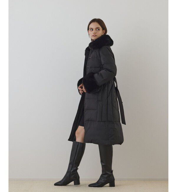 GRACE CONTINENTAL「ファーカラーロングダウン」|ダウン|