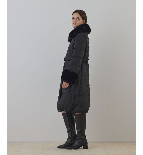 GRACE CONTINENTAL「ファーカラーロングダウン」|ダウン|