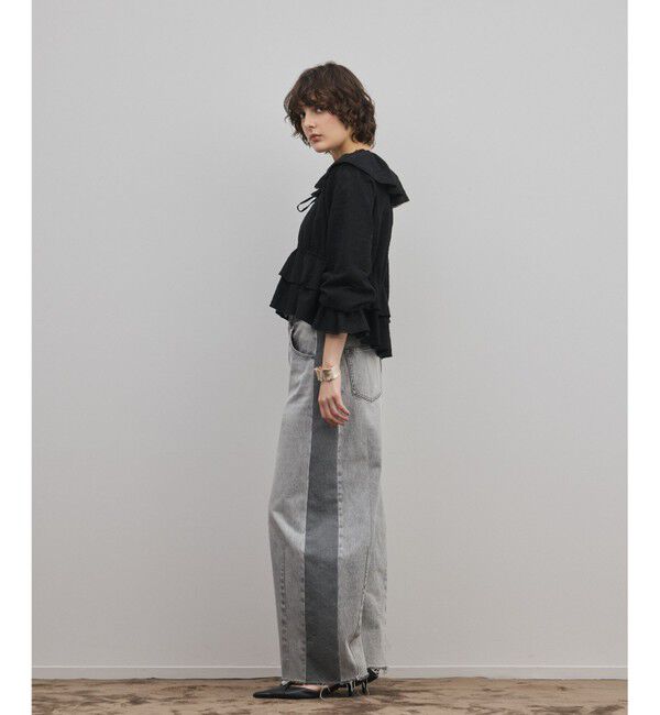 GRACE CONTINENTAL「エンブロイダリーフリルブラウス」|シャツ・ブラウス|