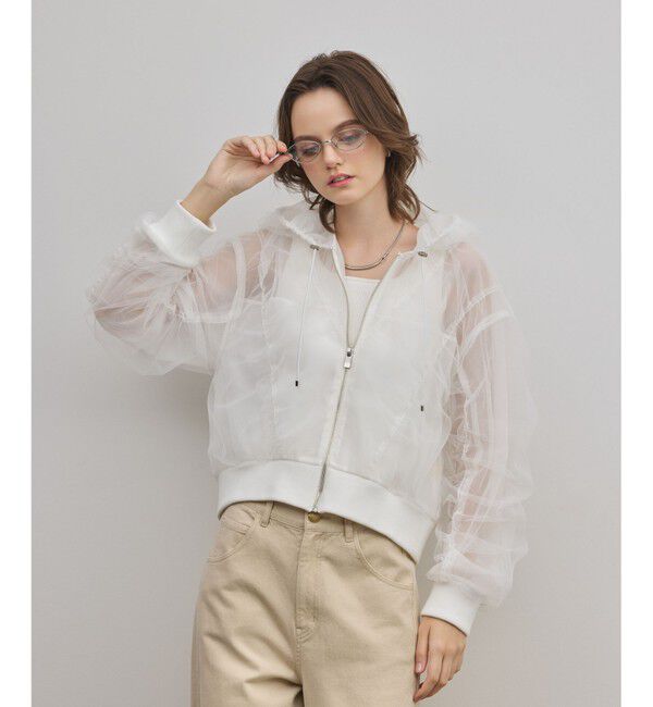 Diagram「チュールパーカー」|ブルゾン・スタジャン|