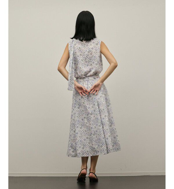 GRACE CONTINENTAL「シアーフラワープリントジャガードブラウス」|シャツ・ブラウス|