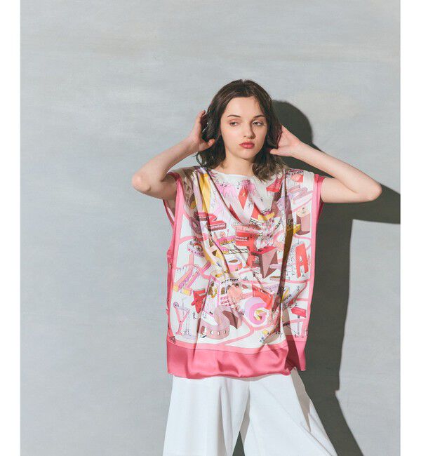 Grace Class「スカーフポンチョトップ」|その他|