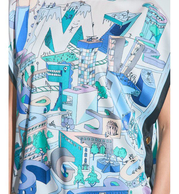 Grace Class「スカーフポンチョトップ」|その他|