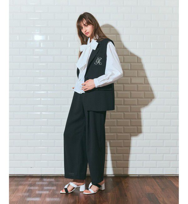 Grace Class「リネンタッチジレジャケット」|ベスト・ジレ|