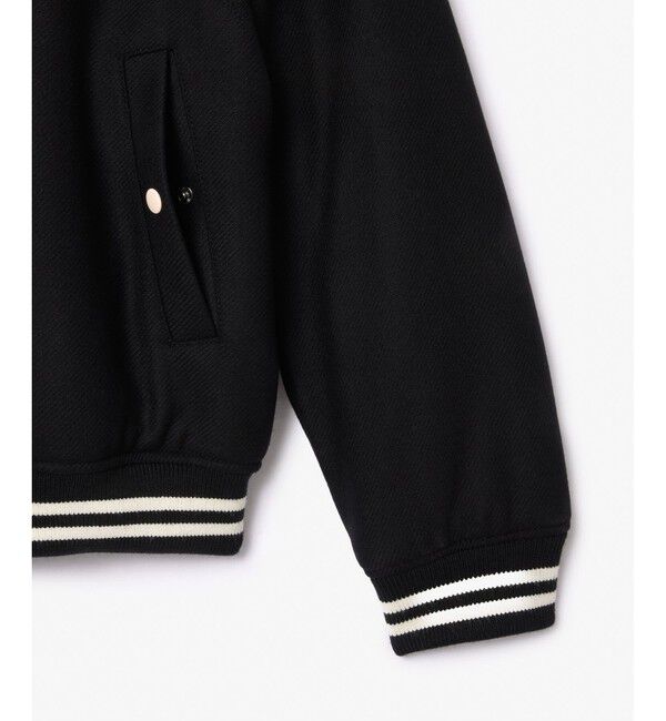 LACOSTE「ウールバーシティジャケット / ウールスタジャン 中綿ブルゾン」|ブルゾン・スタジャン|