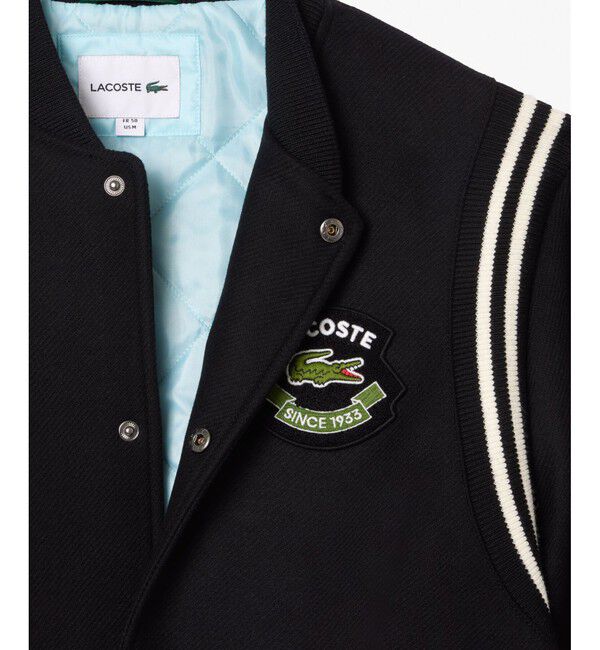 LACOSTE「ウールバーシティジャケット / ウールスタジャン 中綿ブルゾン」|ブルゾン・スタジャン|