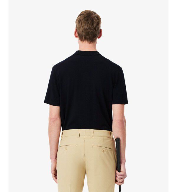 LACOSTE「レーヨン混 ワントーンゴルフポロニット」|ポロシャツ|