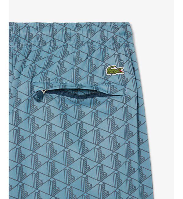 LACOSTE「モノグラムジャカード撥水トラックパンツ」|その他|