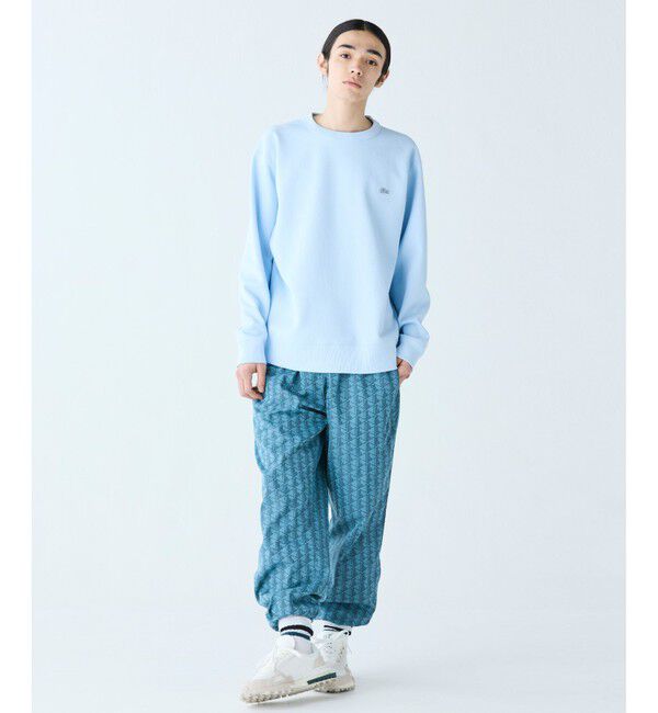 LACOSTE「モノグラムジャカード撥水トラックパンツ」|その他|