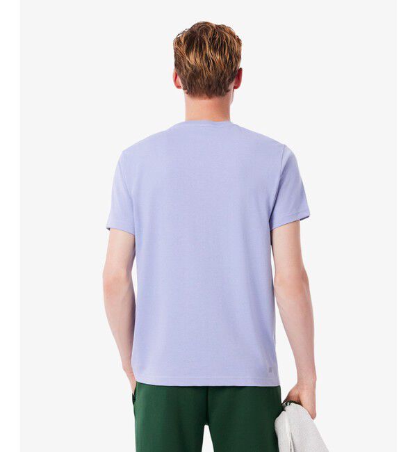 LACOSTE「グラフィカルブランドネームロゴウルトラドライTシャツ」|Tシャツ・カットソー|