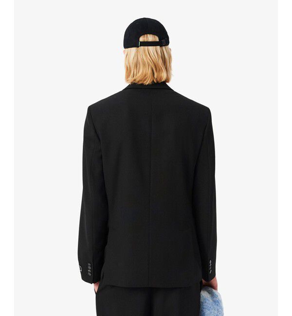 LACOSTE「ウールブレンドツイルブレザー」|テーラードジャケット|