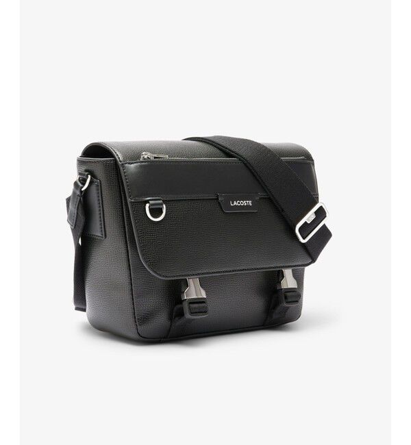 LACOSTE「オシアン レザーフラップ ショルダーバッグ」|ショルダー・メッセンジャー|
