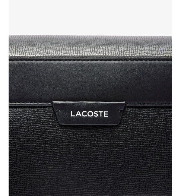LACOSTE「オシアン レザーフラップ ショルダーバッグ」|ショルダー・メッセンジャー|