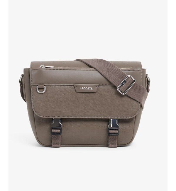 LACOSTE「オシアン レザーフラップ ショルダーバッグ」|ショルダー・メッセンジャー|
