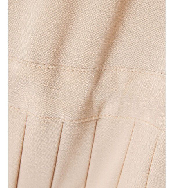 LACOSTE「ウールブレンド サイドプリーツポロドレス」|ワンピース|