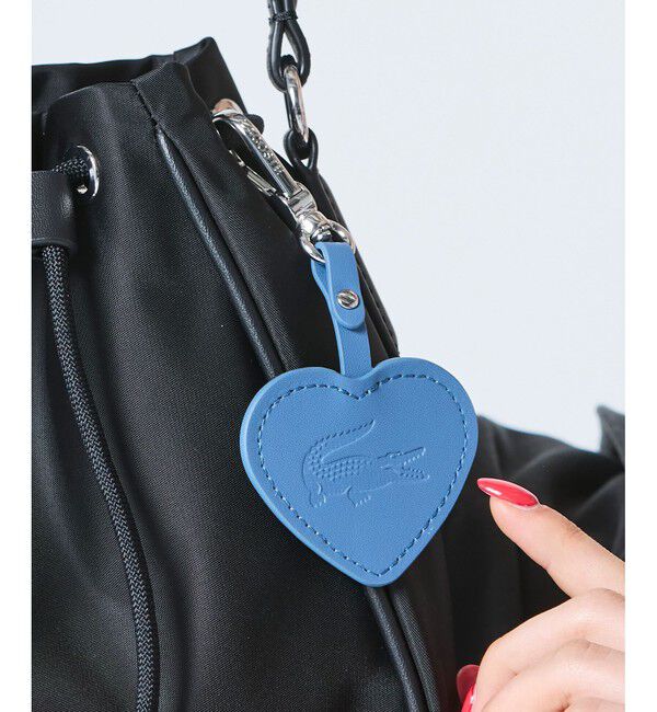 LACOSTE「ハートチャームキーホルダー」|チャーム・キーホルダー|ブルー