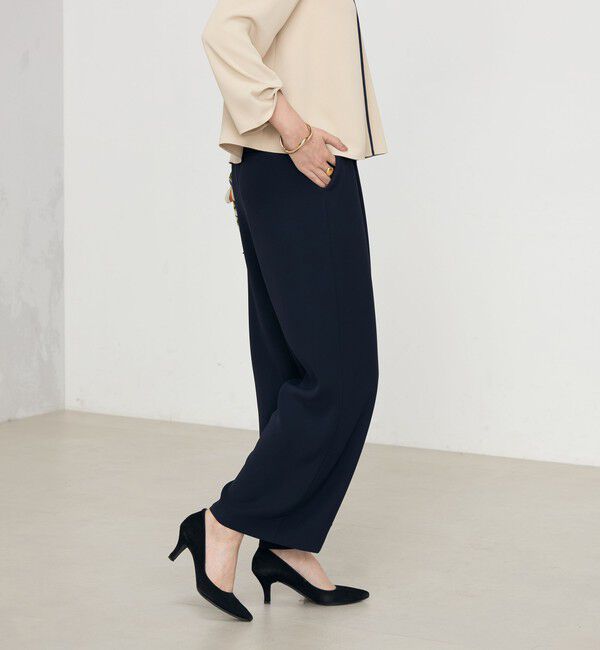 NOLLEY'S「《セットアップ対応》ウォッシャブルダブルクロスワイドパンツ」|その他|