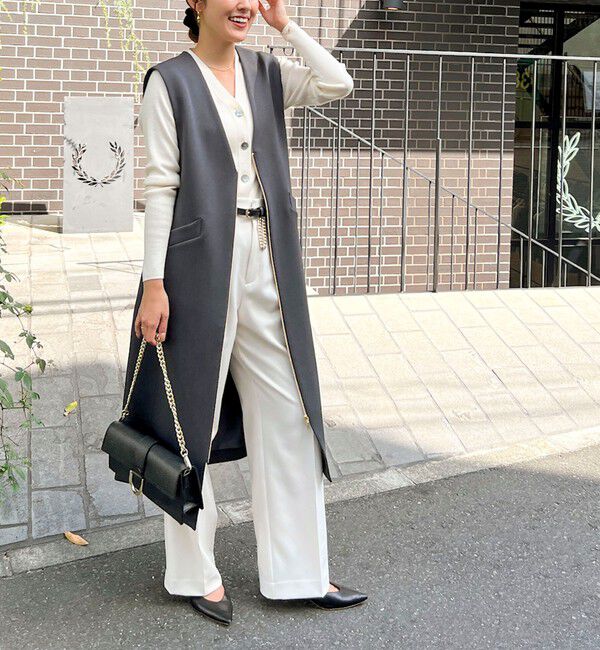 NOLLEY'S「ウォッシャブルウール調愛されイージーワイドパンツ」|その他|