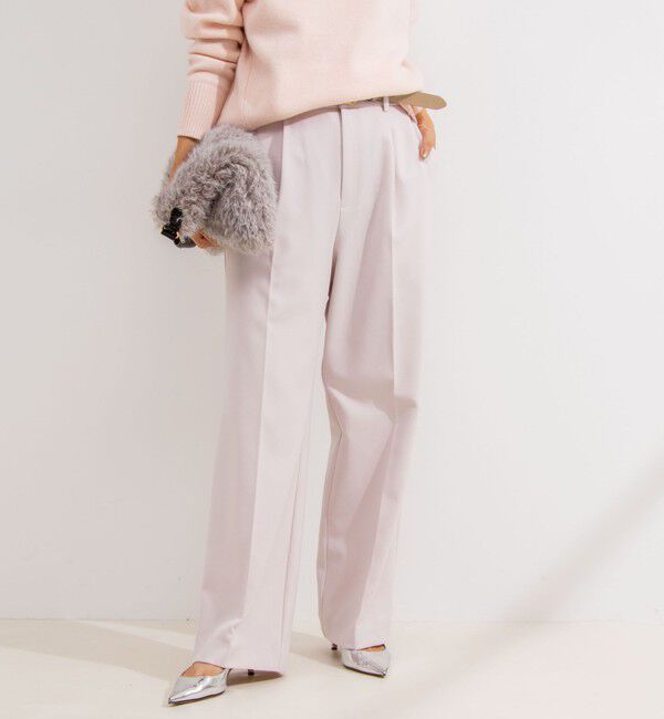 NOLLEY'S「ウォッシャブルウール調愛されイージーワイドパンツ」|その他|
