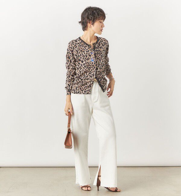 Rie Miller「【RM denim】スリットフレアハイウエストデニム」|デニム|