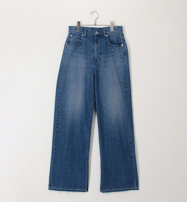Rie Miller「【RM denim】スリットフレアハイウエストデニム」|デニム|