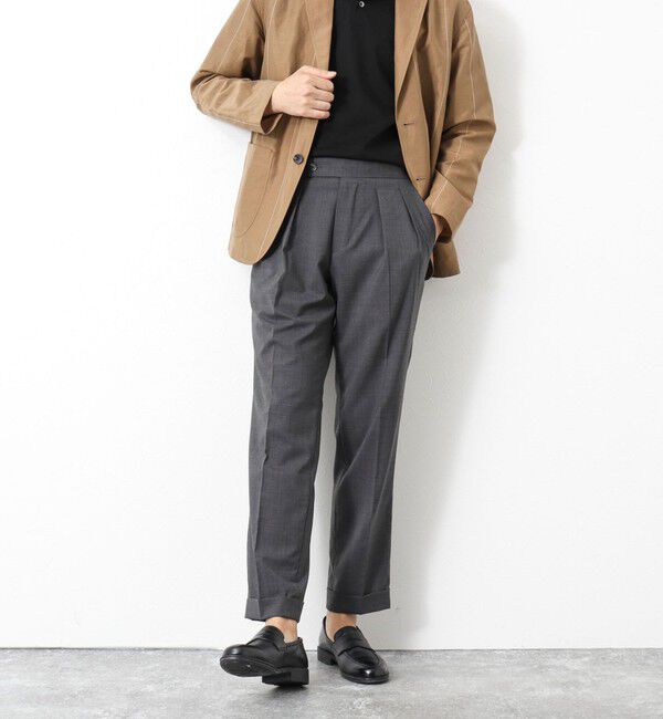 WORK ABOUT「NSN アジャスター付2タックスラックス 25SS」|スラックス|