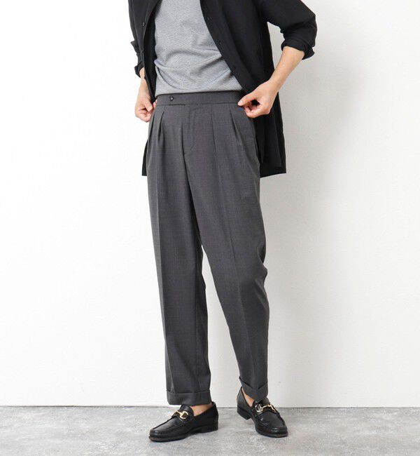 WORK ABOUT「NSN アジャスター付2タックスラックス 25SS」|スラックス|