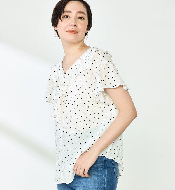 NOLLEY'S「2wayラッフル衿ブラウス」|シャツ・ブラウス|