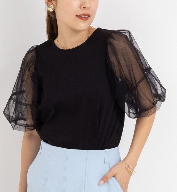 NOLLEY'S「バルーンスリーブプルオーバーカットソー」|Tシャツ・カットソー|