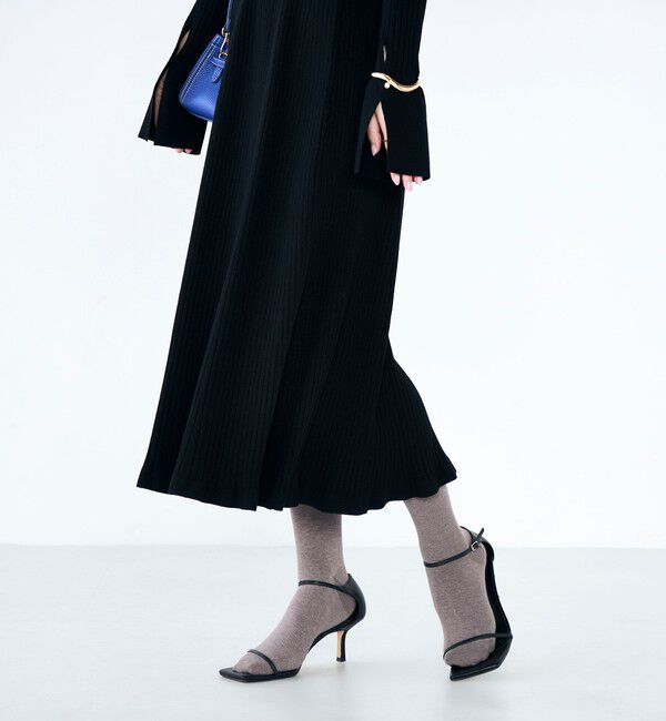 NOLLEY'S「《手洗い可能》フイット＆フレアーVネックワンピース」|ワンピース|