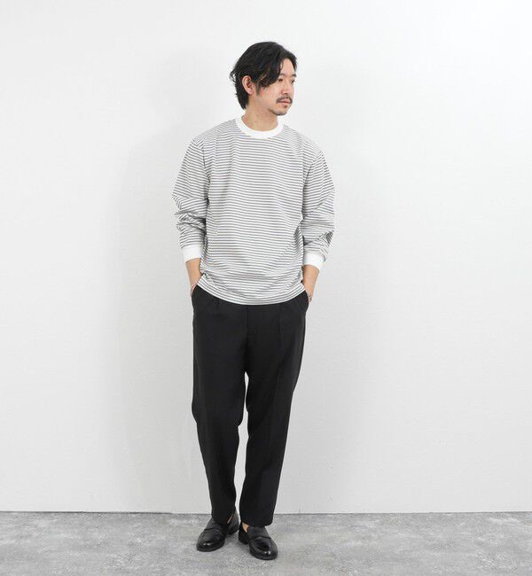 NOLLEY'S goodman「シルケットボーダーロンＴ 26SS」|Tシャツ・カットソー|