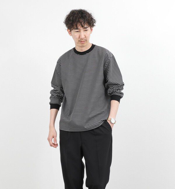 NOLLEY'S goodman「シルケットボーダーロンＴ 26SS」|Tシャツ・カットソー|