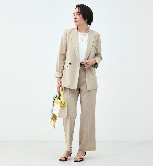 NOLLEY'S sophi「《セットアップ対応》ウォッシャブルブリーザブルシャンブレーダブルジャケット」|テーラードジャケット|