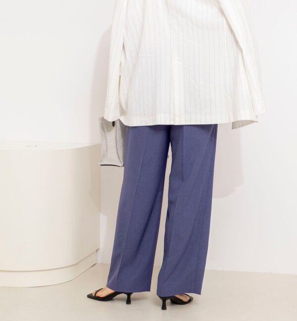NOLLEY'S「ウォッシャブルラップ風ワイドパンツ」|その他|
