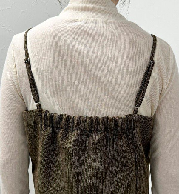 fredy emue「ヘリンボーンキャミビスチェ」|キャミソール|